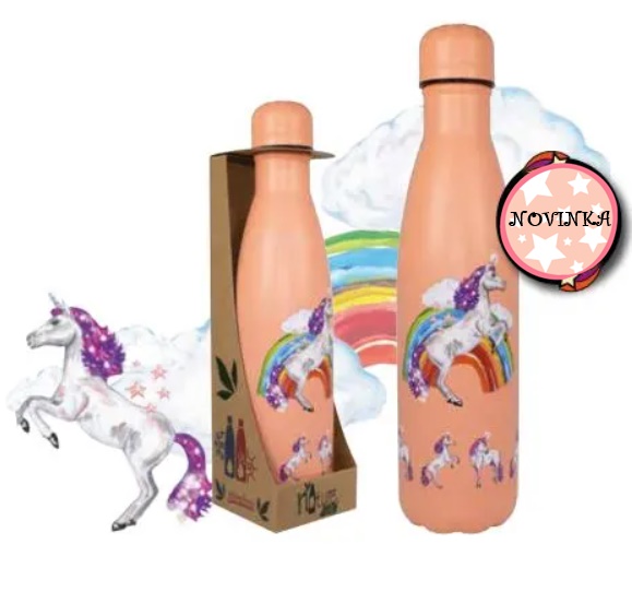 Nerezová termoska/termoláhev s jednorožcem 500ml