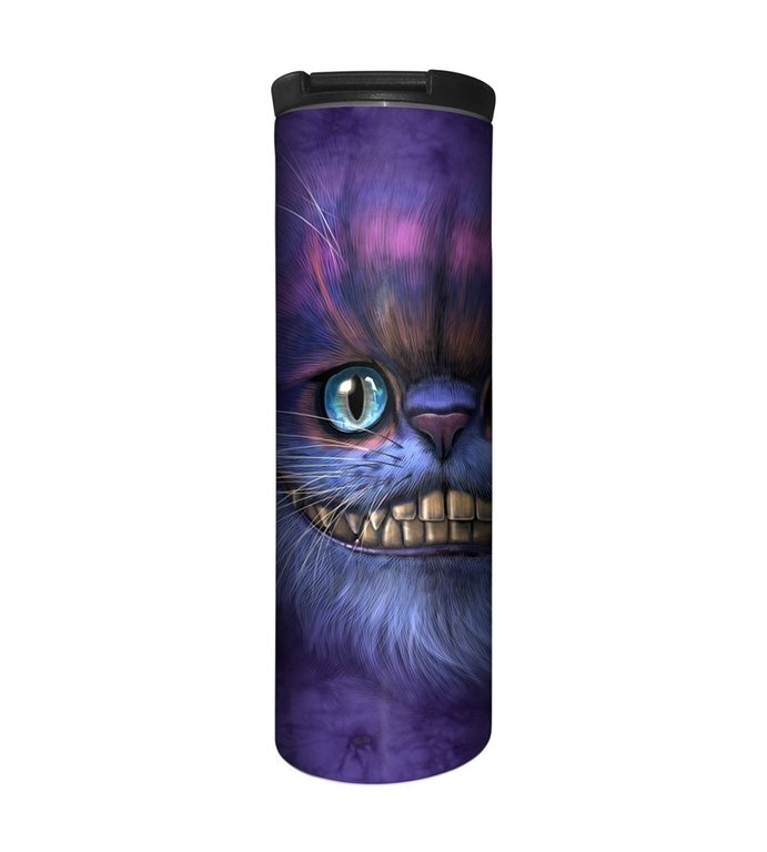 Velký nerezový termohrnek/termoláhev 0,5 l - Kočka Šklíba