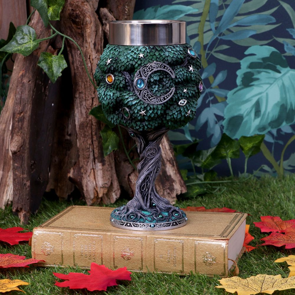 Strom života - pohár (ručně malovaný) - 18x8 cm