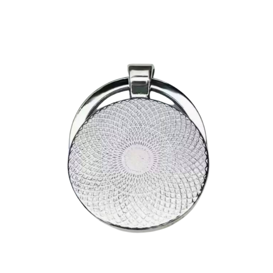 Klíčenka/amulet - Podkova se čtyřlístkem (štěstí, ochrana)
