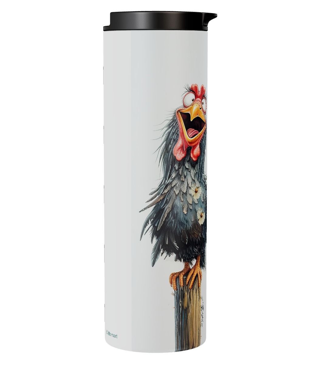 Velký nerezový termohrnek/termoláhev 0,5 l - Veselá kuřata
