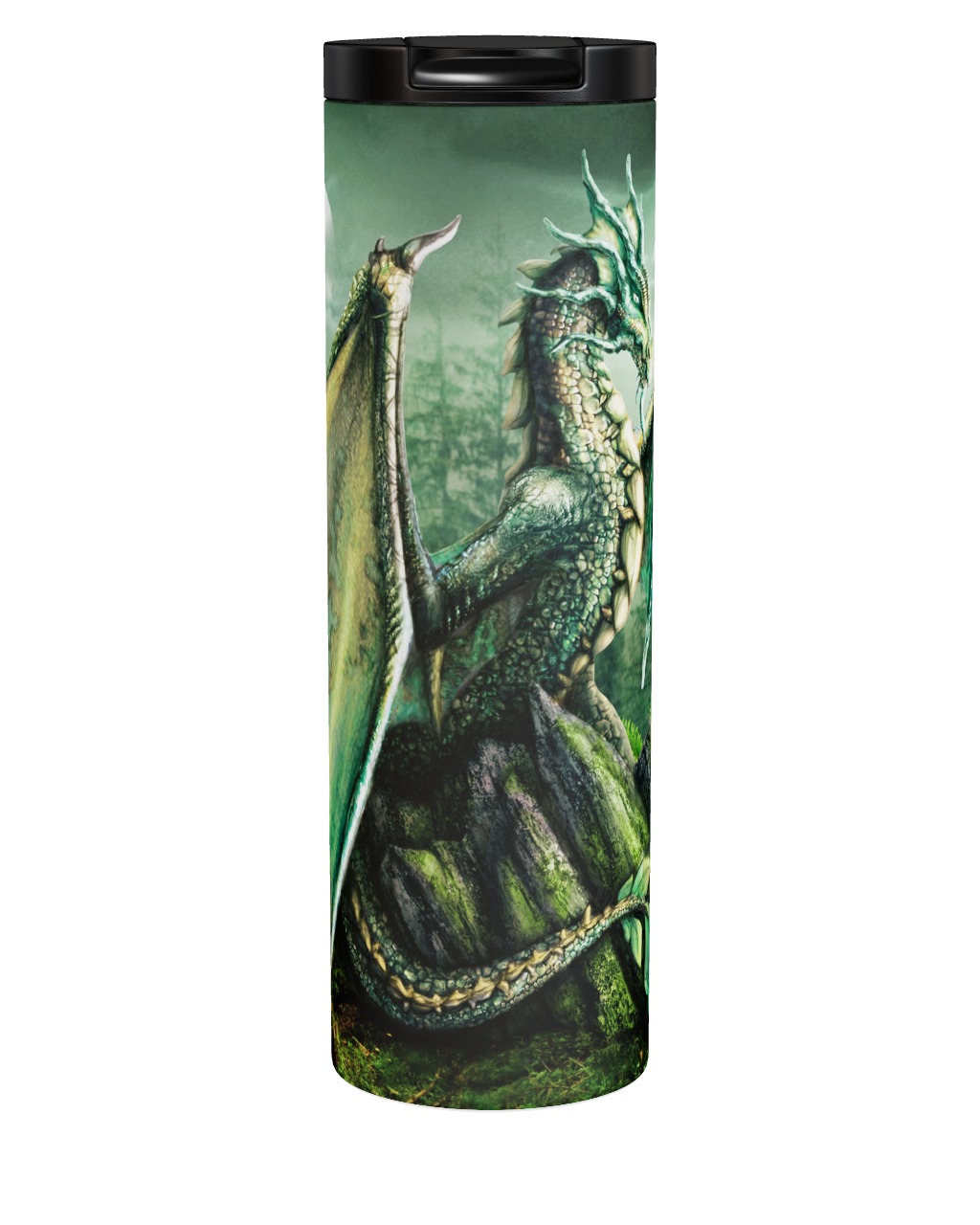 Velký nerezový termohrnek/termoláhev 0,5 l - Zelený drak