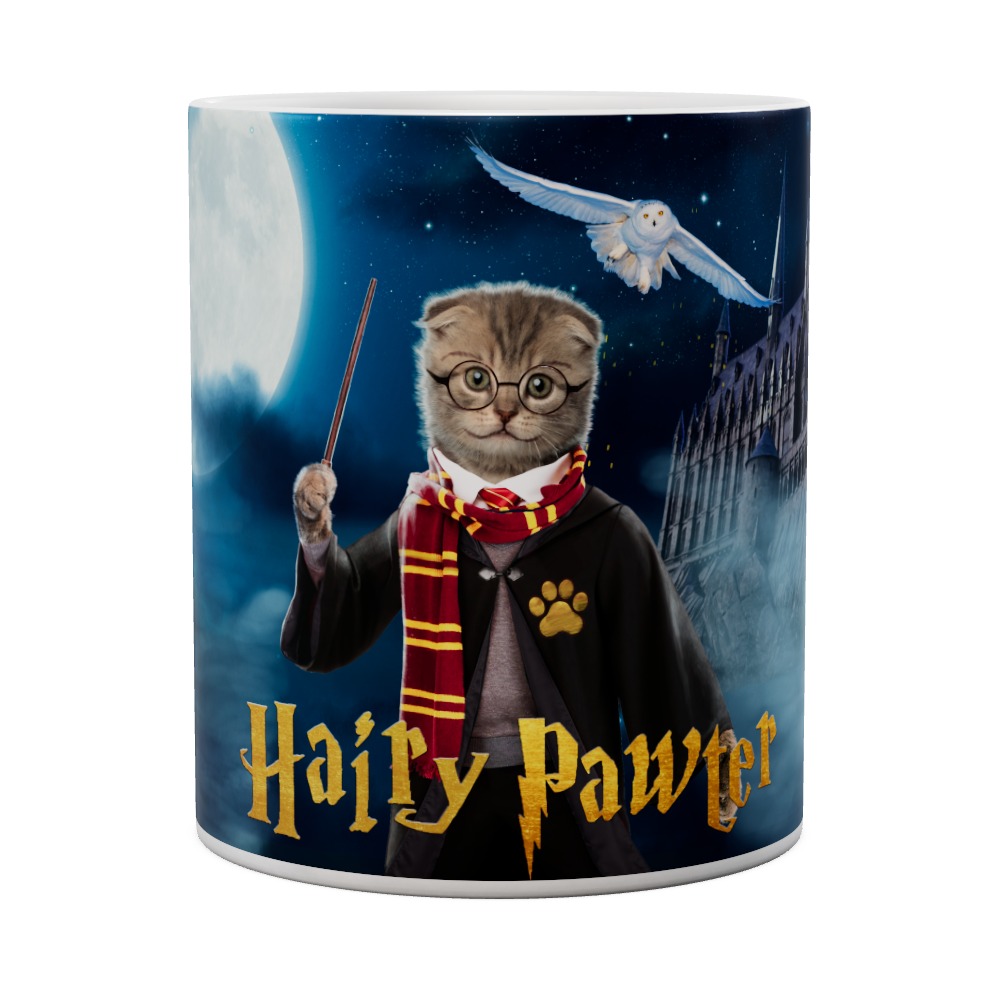 Velký keramický hrnek - Hairy Pawter (440 ml)