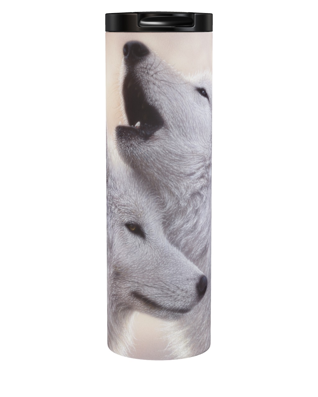 Velký nerezový termohrnek/termoláhev 0,5 l - Vlčí píseň lásky