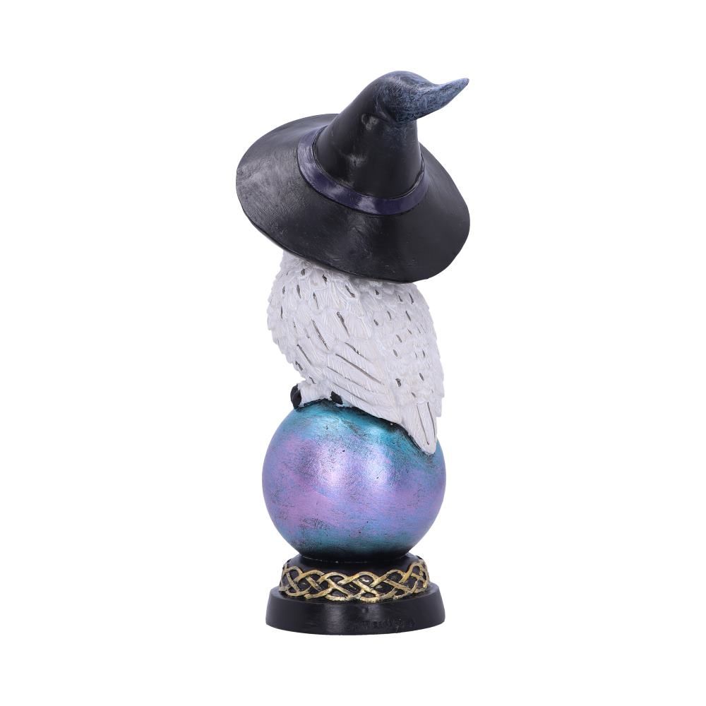 Soška z pryskyřice - Sova s pentagramem (21 cm)