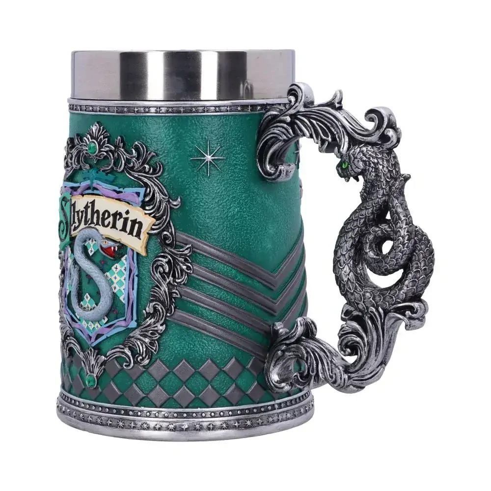 Harry Potter korbel - Zmijozel/Slytherin (ručně malovaný)