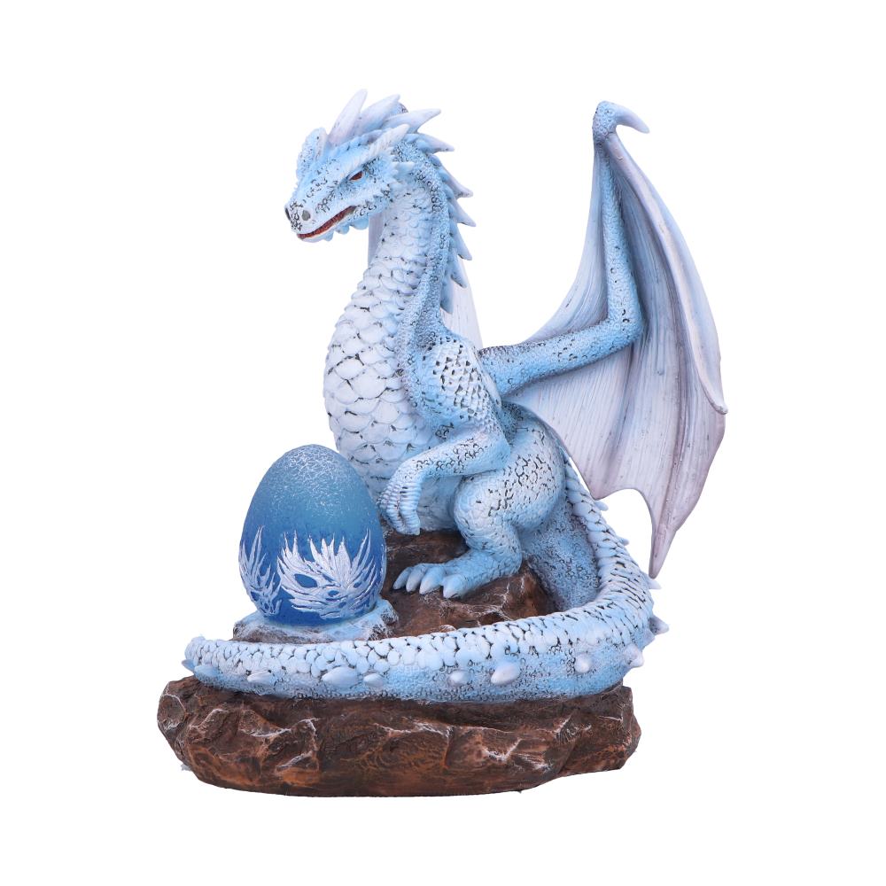 Dračí ochránkyně Safira - ručně malovaná soška (17,5 cm)