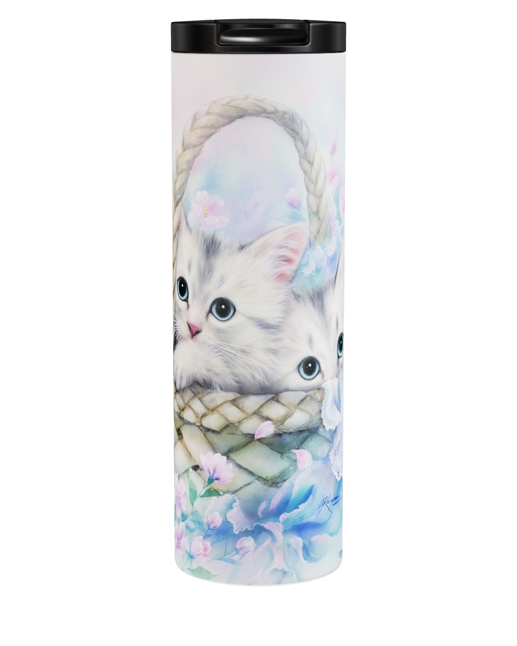 Velký nerezový termohrnek/termoláhev 0,5 l - Koťátka
