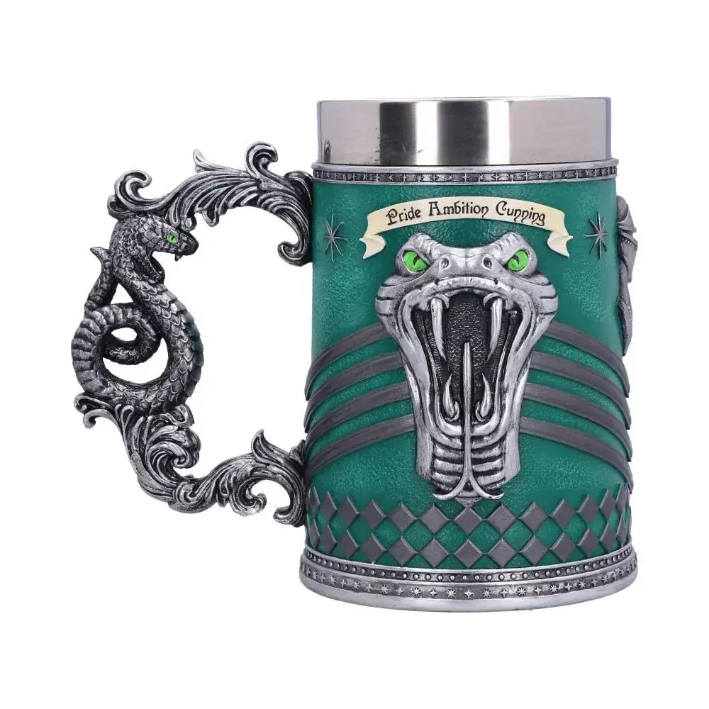 Harry Potter korbel - Zmijozel/Slytherin (ručně malovaný)