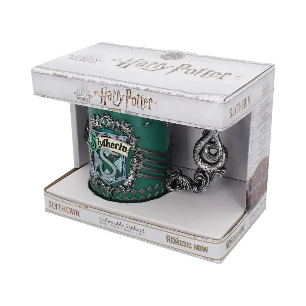 Harry Potter korbel - Zmijozel/Slytherin (ručně malovaný)