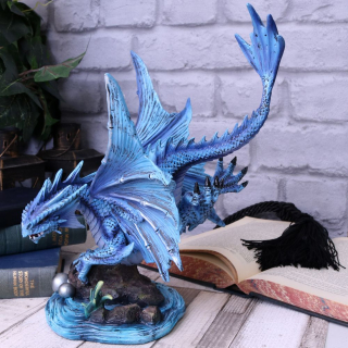 Vodní drak (design Anne Stokes) - maxi ručně malovaná soška (31cm)