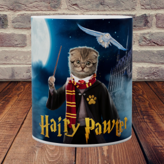 Velký keramický hrnek - Hairy Pawter (440 ml)