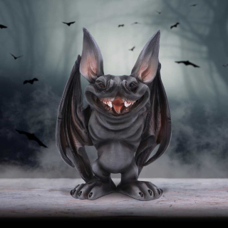 Netopýr - ručně malovaná soška (16,5 cm)