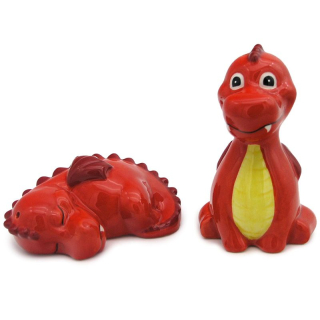 Sada slánky a pepřenky - Draci (keramika)