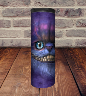 Velký nerezový termohrnek/termoláhev 0,5 l - Kočka Šklíba