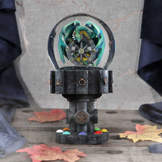Rok magického draka - Maxi masivní sněžítko v dárkovém boxu, design Anne Stokes (18, 5 cm)