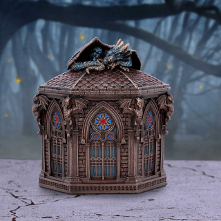 Masivní dračí šperkovnice v dárkovém boxu (12,4 cm)