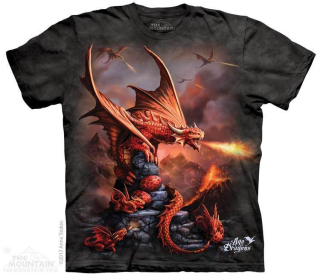 Unisex tričko The Mountain - Ohnivý drak