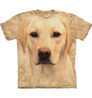 Unisex tričko The Mountain - Žlutý labrador