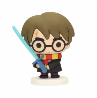Harry Potter mini gumová figurka (6 cm) - Harry s mečem