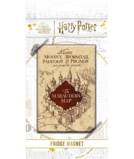 Harry Potter magnet na lednici - Pobertův plánek