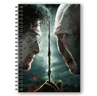Harry Potter A5 kroužkový 3D notes/zápisník - Harry vs. Voldemort