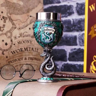Harry Potter pohár - Zmijozel/Slytherin (ručně malovaný)