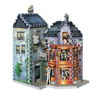 Harry Potter puzzle 3D Wrebbit - Kratochvílné a kouzelnické kejkle a Denní věštec (285 ks)