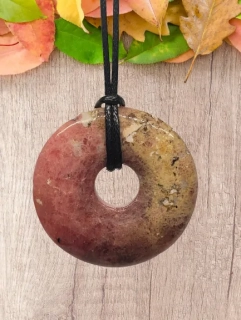 Rodonit donut (3 cm) - Láska, odstranění následků šoku