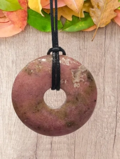 Rodonit donut (3 cm) - Láska, odstranění následků šoku