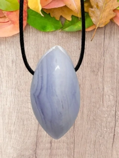 Chalcedon (3x1,5x1,2 cm) - Telepatie, odhánění špatných snů, klid