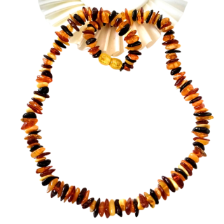 Multicolor jantarové korále 46 cm (pravý jantar) - Uzdravení, tlumení bolesti
