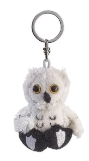 Plyšová klíčenka - Sněžná sova (6 cm)