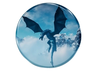 Kulatý magnet - Drak (3,5cm)