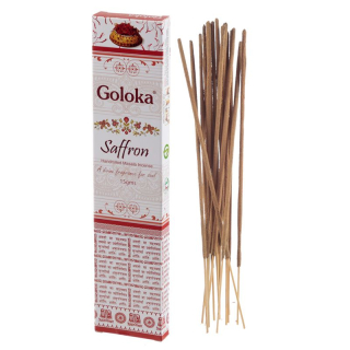 Aromaterapeutické Goloka vonné tyčinky - Šafrán (15 g)
