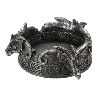Masivní dračí popelník - ručně malovaný (14,3 cm)