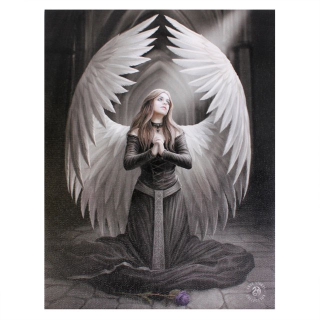 Malý obraz na plátně - Modlitba za padlé od Anne Stokes (19x25 cm)