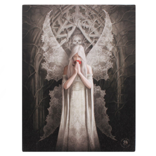 Malý obraz na plátně - Pouze láska zůstává od Anne Stokes (19x25 cm)