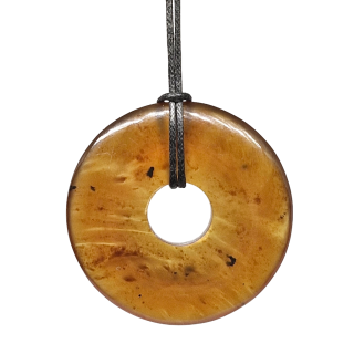 Jantar Sumatra donut pravý (4,5 cm) - Uzdravení, tlumení bolesti