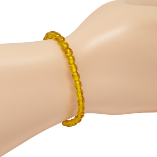 Jemný jantarový náramek Solara 17 cm (pravý jantar)