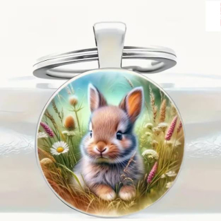 Klíčenka/amulet - Králík (hojnost, nové začátky, citlivost)